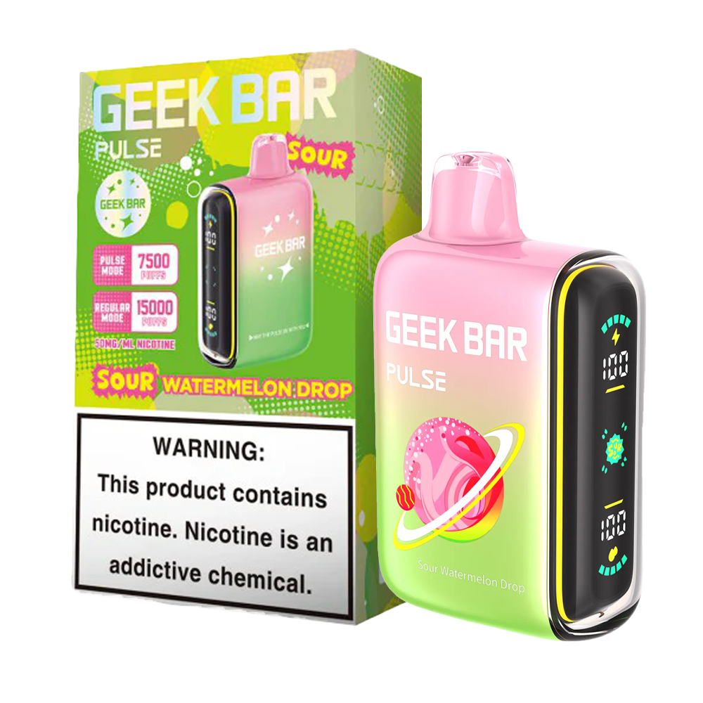 Sour Watermelon Drop - Geek Bar Pulse 15000 | Buy Vapes Now